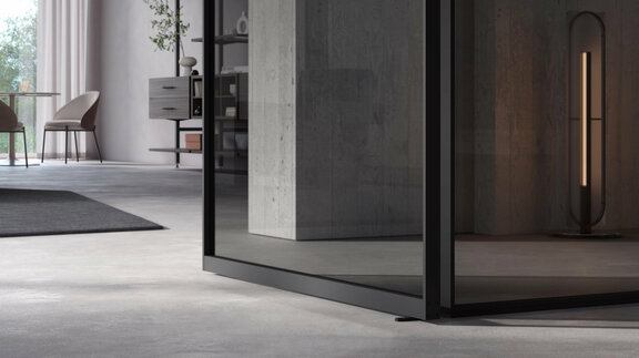 Porte pivot S1200 avec pivot latéral
